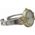 thumbnail image 3 of Blekon Collections Women's 30mm Case Intricate Flower Design Cuff Bangle Watch, 3 of 5