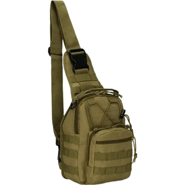 Mochila militar de asalto VentDepot UrbanBackBrown 1Pza Capacidad 5 kilos Táctica de Hombro Tela Militar Oxford 600D