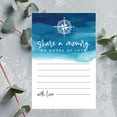 thumbnail image 3 of Koyal Wholesale Share a Memory Cards, Watercolor Nautical Cards for Wedding, Life Memories, 4" x 6", 52-Pk, 3 of 5