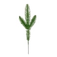 thumbnail image 2 of ¡Gran Descuento!, Planta de simulación DIY Árbol de Navidad Rama de copo de nieve Flocado Rama de agujas de tres puntas Accesorios Akmoler, 2 of 7