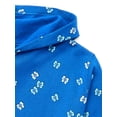 thumbnail image 2 of Wonder Nation Girls Long Sleeve Fleece Graphic Hoodie, Sizes 4-18 & Plus, 2 of 3