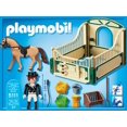 thumbnail image 1 of PLAYMOBIL German Sport Horse with Dressage Rider and Stable, 1 of 3