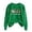Green, variant on Funny Goose Womens Pullover Crewneck Long Sleeve Autumn Winter Solid Graphic Sweater Casual Halloween Party Tops Pink XXL