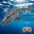 thumbnail image 4 of MesaSe RC Mosasaurus Toy High Simulation Mosasaurus Toy Electric Animal Water Toy with 500mAh Battery USB Rechargeable 2.4G RC Mosas, 4 of 6