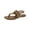 Black/Natural Raffia, variant on Womens Sadiee P Faux Leather T-Strap Sandals