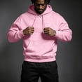 thumbnail image 2 of GrmtClth Mens Hoodie Oversized Casual Pullover Hooded Sweatshirt Adjustable Drawstring Pocket Street‑wear Long Sleeve Shirts, 2 of 10