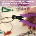thumbnail image 2 of SPEEDWOX Memory Wire Cutters for Jewelry Making 5.5" Beading Wire Cutting Pliers Flush Cut Pliers for Memory Wire Jewelry Wire Cutters for Bracelet Making Beading DIY Arts and Crafts, 2 of 7