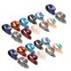 thumbnail image 1 of Finger Picks, Medium, Flat Thumbpicks, Celluloid Guitar Finger Picks (24 Pieces Thumb Picks), 1 of 5