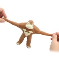 thumbnail image 2 of Figura de gorila elástica para torcer, tirar y doblar, figura de gorila de goma suave, juguete para aliviar el estrés, juguetes de descompresión, 2 of 8