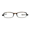 thumbnail image 2 of Adjustable Lens Angle Plastic Rectangular Reading Glasses Tortoise +2.0, 2 of 4