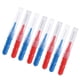 thumbnail image 5 of 30 cepillos interdentales limpiadores de restos de comida, cepillo de hilo dental, herramienta de cuidado bucal (rojo/azul), 5 of 7