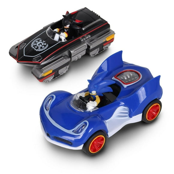 NKOK Sonic & Shadow Pull Back Cars (6431) - Blue/Black