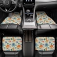 thumbnail image 7 of Pofeuu Jungle Animals Print Car Foot Mat Set of 4 Pieces - All-Weather Full Set Floor Mats for Cars Trucks SUVs, 7 of 7