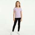 thumbnail image 3 of Pink Angel Girls' 8-Pack Cotton T-Shirts – Crew Neck Short Sleeve Tees, Solid Color Multipack, Size 10-12, 3 of 12