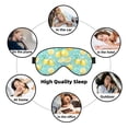 thumbnail image 7 of Xecao Yellow Lemon for Soft Fluffy Sleeping Blindfold, Nap eye cover tailored for the utmost comfort for girls, women, kids, and adults., 7 of 7