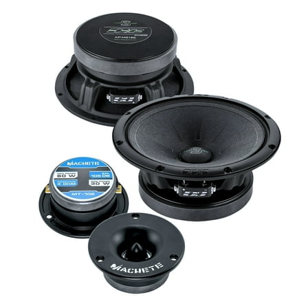 Deaf Bonce 520 Watt Midrange Speakers, Stamped Steel, 6.5"