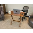thumbnail image 6 of Eccostyle Solid Bamboo Folding Desk - Caramel, 6 of 7