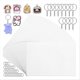 thumbnail image 1 of 100 Pieces Heat Shrink Plastic Sheets, Blank Shrinky Film Sheets, 1 of 5