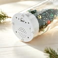 thumbnail image 2 of Recordable Christmas Tree in a Bottle, 3pc 30 Second Voice Recorder Ornaments for Mantel, Shelf and Holiday Decor Gifts, 7.1in, 2 of 9