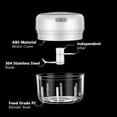 thumbnail image 4 of PanBiqintyy Electric Mini Garlic Mincer 100/250ML USB Vegetable Onion Chopper Portable Small Food Processor for Ginger Chili Vegetables, 4 of 10
