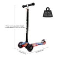thumbnail image 3 of Scooter Patinete plegable para niños Patinete de 3 ruedas con ruedas iluminadas Patinete para niños TOMSHOO Scooter, 3 of 7