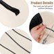 thumbnail image 4 of Cordón de satén de 5 mm y 55 yardas para ropa, botones, tejido, nudos chinos, pulseras, collares y bisutería DIY. Color negro., 4 of 9