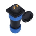 thumbnail image 4 of Waterproof Connector, M28x1.5mm 4 Holes 2000 Milliohm  Insulation Resistance Square Firm Connection Industrial Socket  For Equipment 2 Pin,3 Pin,4 Pin, 4 of 8