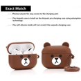 thumbnail image 4 of RV Funda de silicona para Airpods Pro, linda y divertida, compatible con Apple Airpods Pro Serie Animal： (pequeño oso pardo) oso de fresa Electrónica, 4 of 5