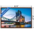 thumbnail image 3 of Timeless Visions - Tower Bridge Wall Poster, 22.375" x 34", Framed, 3 of 3