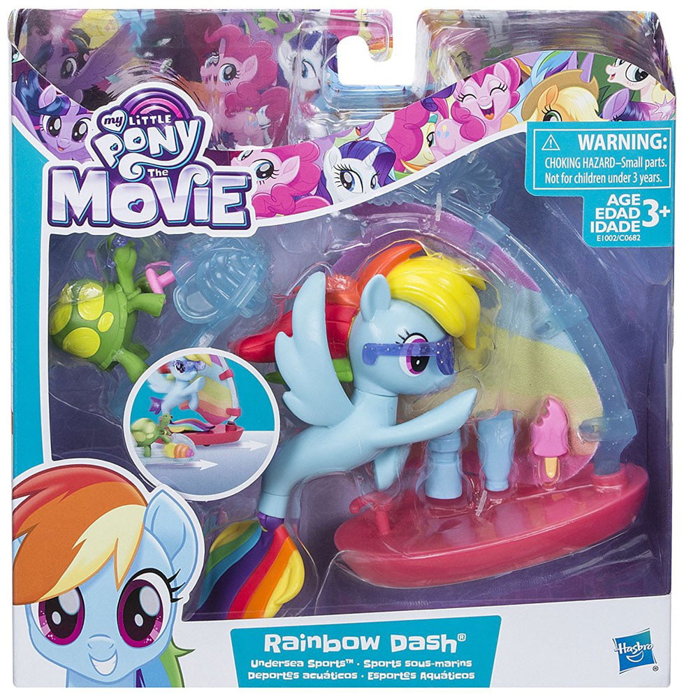 My Little Pony The Movie Great Gift Idea Hasbro Rainbow Dash Undersea Sports 