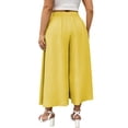 thumbnail image 5 of Certgust Hot Sales Under $35 Vacation Outfits for Women Wide Leg Pants for Women Flowy Palazzo Drawstring Elastic Waist with Pockets Summer Beach Vacation Outfits, 5 of 8