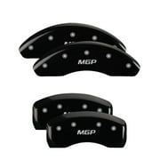 MGP 4 Caliper Covers Engraved Front & Rear MGP Black finish silver ch Fits select: 2006 ACURA 3.2TL, 2004-2005 ACURA TL