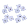 thumbnail image 1 of MasteelfCA 12pcs Exquisite Embroidered Lace Wedding Napkin Beautiful Printing Cotton Facial Towel (Random Flower Pattern), 1 of 7