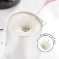 thumbnail image 3 of Rechargeable Milk Frother, 3-Speed Handheld Foam Maker with Double-Layer Whisk for Coffee, Lattes, Matcha, and More – Pink, 3 of 7