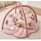 thumbnail image 1 of Tapete de gimnasio para bebés Blissful Diary Tummy Time con 6 juguetes, color rosa, 1 of 8