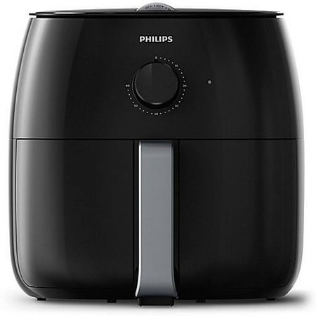 Philips Twin TurboStar Analog 4qt Airfryer Black - HD9630/96