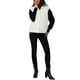 thumbnail image 2 of Chaleco acolchado sin mangas de invierno ligero para mujer Inspire Chic, con cuello alto, abrigo acolchado cálido, color blanco, 2 of 6