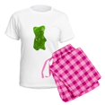 thumbnail image 5 of CafePress - Green Gummy Bear Pajamas - Women's Short Sleeve Print T-Shirt and Pants Light Cotton Pajama Set, 5 of 7