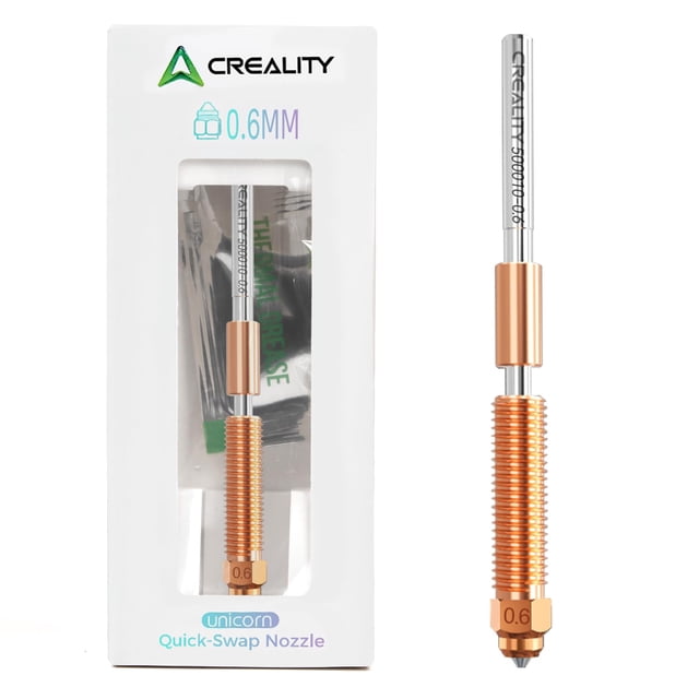 Boquilla de impresora 3D Creality K1C de aleación de cobre/acero de 0,6 mm