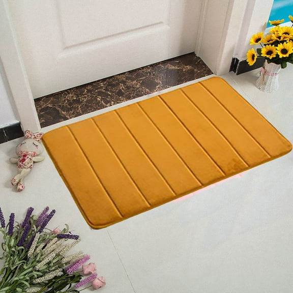 Carpet,Memory Foam Bath Mat Bathroom Rugs Toilet Soft Non Slip Mat Bathroom Bedroom Floor Shower Rug Decor Comfortable Water Absorbent Machine Washable Easier To Dry Floor Rug Mats