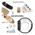 thumbnail image 2 of Correa Acero Para Apple Watch Ultra Serie 10/9/8/7/6 Se 2pcs, 2 of 8