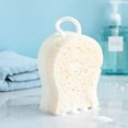 thumbnail image 4 of 2 Pcs Useful Exfoliating Balls Bathing Props Elastic Rubbing Balls (White), 4 of 8