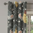 thumbnail image 3 of Ambesonne Grommet Curtain, , 50"x120", Mustard Purpleblue, 3 of 5
