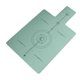 thumbnail image 3 of Colchoneta reformadora de Pilates, colchoneta antideslizante para ejercicios de gimnasio, cojín absorbente de sudor, goma Verde kusrkot Almohadilla reformadora de Pilates, 3 of 6