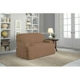Serta Relaxed Fit Smooth Suede Furniture Slipcover, Loveseat 1Piece T