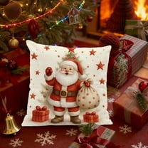 Stijggn Christmas Pillow Covers 20x20 Christmas Bedding Xmas Holiday New Year Throw Pillow Covers Protector for Sofa Living Room