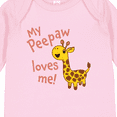 thumbnail image 4 of Inktastic My Peepaw Loves me- cute giraffe Boys or Girls Long Sleeve Baby Bodysuit, 4 of 5
