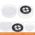 thumbnail image 3 of Uxcell Lazy Susan Turntable Organizer with Turntable Height Adjustable for Pantry Cabinet Cupboard Table, White, 3 of 7