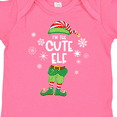 thumbnail image 3 of Inktastic Funny Christmas I'm the Cute Elf with Shoes and Hat Boys or Girls Baby Bodysuit, 3 of 4