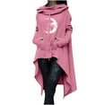 thumbnail image 1 of Mujeres Tallas grandes Casual Manga larga Suelta Impreso Medio y largo Tops Sudaderas con capucha Blusa de mujer Fridja fjkfkj5888, 1 of 5